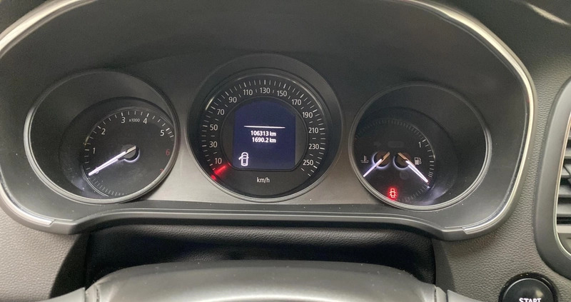 Renault Megane cena 47900 przebieg: 106320, rok produkcji 2017 z Gdańsk małe 191